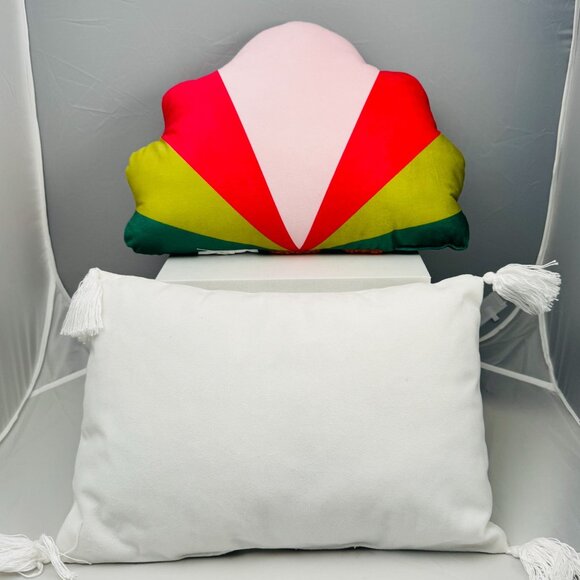 Decorative Pillows Thanksgiving Turkey & Gather Multi-Color Holiday 2-Pack New - Picture 2 of 4